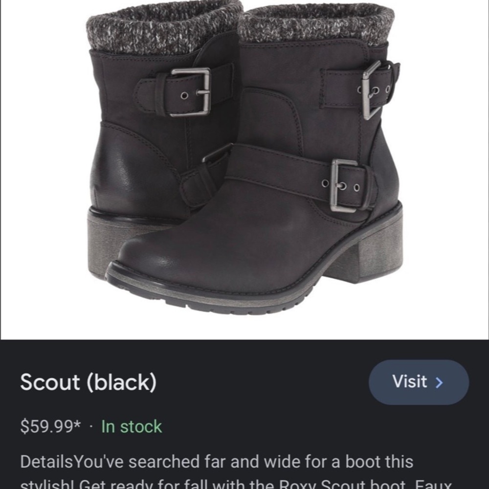 Scout Black Women's Boots
